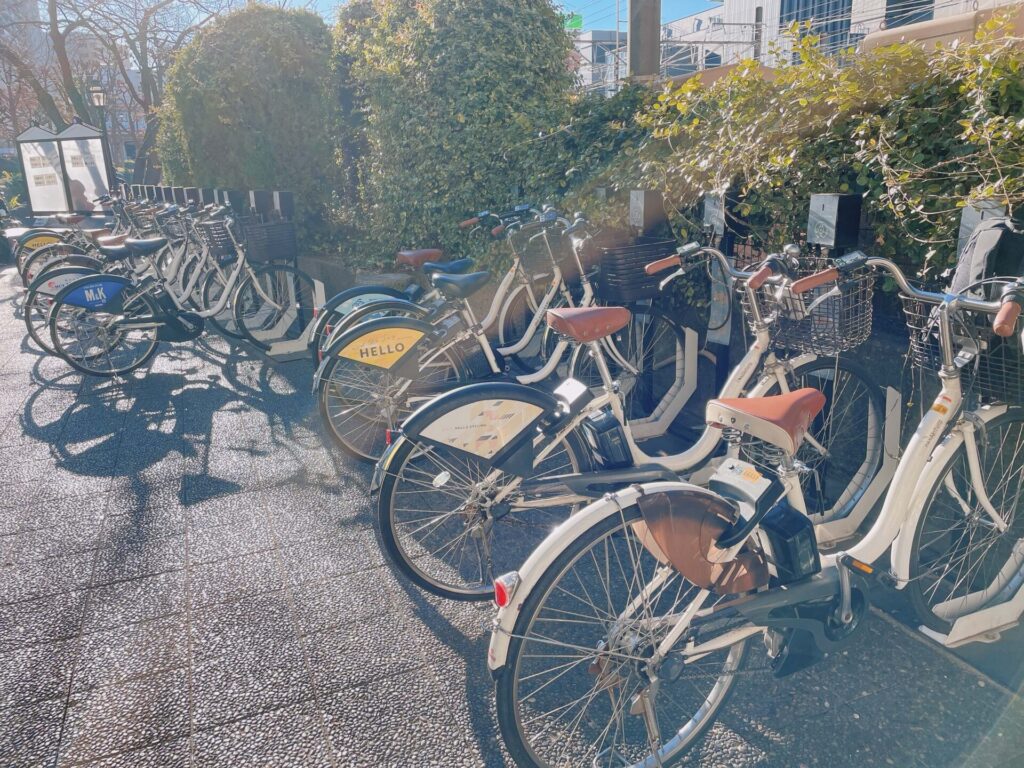 川越駅Aステーションの自転車置き場